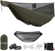 onewind Camping Hammock with Mosquito Net Tree Straps Ridgeline Double Portable XL Lightweight Nylon