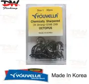 Youvella chemically sharpened octopus beak hook 30 pack Circle style hook