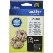 Brother LC 233 Ink Cartridge Black