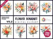 2023 Professional MidJourney Prompt of Flower Bouquet, Midjourney Art