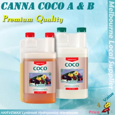 Canna Coco A&B 2x1L Pack Hydroponics Growth & Bloom Premium Nutrients