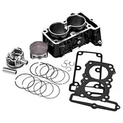 62mm Motorcycle Cylinder Head Overhaul Mat Piston Rings Gasket Kit for EX250 Ninja 250R 2013-2017