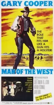 Man Of The West poster Gary Cooper 1958 Old Film Movie Photo 2