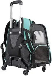 Pet Backpack Backpack Trolley Case Large Capacity Cat Bag Large Breathable Travel Dog Bag Cat Outing Carrying Bag
