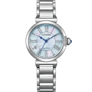 【CITIZEN 星辰】Eco-Drive 相伴一生光動能對錶 禮物 手錶 男錶 女錶(AT8260-18A+EM1060-87N)