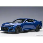 1/18 Chevrolet Camaro ZL1 2017 (Hyper Blue Metallic) Model Car by AUTOart 71209