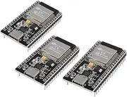 HiLetgo 3pcs ESP32 ESP-32S ESP-WROOM-32 CP2012 USB C 38 Pin WiFi+Bluetooth Dual Core Type-C Interface ESP32-DevKitC-32 Development Board Module STA/AP/STA+AP