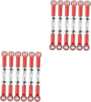 Totority 12 Pcs Rc Pull Rod Linkage Rod Ends Aluminum Turnbuckles Adjustable Rc Turnbuckles Rc Front Rear Steering Link Front Rear Turnbuckles Turnbuckle Rod Linkage Rc Truck Concrete Car