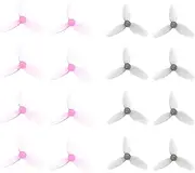 16pcs HQProp Higher Throttle More Thrust Lighter DT76MMX3 V2 FPV Props 3 inch Cinewhoop Propellers Poly Carbonate for GEPRC Cinebot30 Cinematic Drones