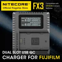 在飛比找蝦皮購物優惠-Nitecore FX3 智能相機充電器雙槽 USB C 型