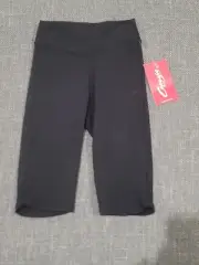 Capezio TB217C Knee Capri Shorts Girls Child Size Small S NEW