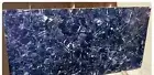 Rectangle Marble Dining Table Top Sodalite Overlay Work Bathroom Tile for Hotel