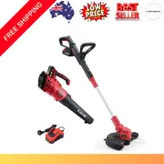 BAUMR-AG 20V Whipper Snipper Leaf Blower Combo Kit Cordless Battery Line Trimmer