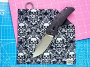 50 WAYS POCKET POCKET HANK Everyday Carry EDC Gear Handkerchief Skull Damask