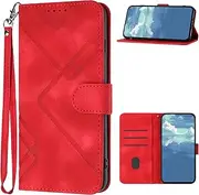 Cover Compatible with Oppo A57 5G / A57 4G,Compatible with Oppo A77 5G / A77 4G / A57e 4G / A57s 4G Lanyard [PU Leather+Shell] Wallet Magnetic Closure Card Slot Flip StandPink