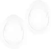 jojofuny 2pcs Clear Doll Face Mask for Dolls Reusable Makeup Protection Fit Fashionable Design Elegant Shield for Accessories Keeps Face Clean and Makeup Intact