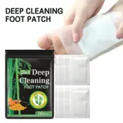 10PCS Detox Foot Patch Pad Body Toxins Feet Slimming Herbal Deep Cleansing D0Q6