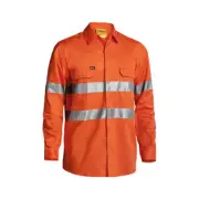 Taped Hi Vis Cool Lightweight Drill Shirt MENS HIGH VISIBILITY