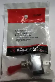RadioShack 30A-12VDC Illuminated Paddle Switch 275-0026 New And Sealed