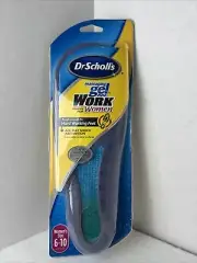 Dr Scholls Work Massaging Gel Advanced Shoe Insoles Women’s 6-10 All-day Shock