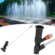 Small Pool Vacuum Pond Vacuum Cleaner With 5 Section Rod Nylon Fine Mesh Bag.