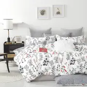 Ardor Double Quilt Cover Set Eleanor Cotton White