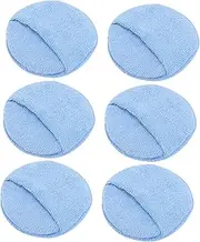 iplusmile 6Pcs Microfiber Polishing Pads Durable Applicator Pads for Car Waxing Buffing Cleaning Versatile Sponge for Interior Exterior Detailing