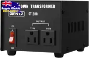 Step Down Transformer 240V to 110V 200W Voltage Converter AU US Lightweight