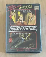 ALFRED HITCHCOCK DOUBLE FEATURES (1984) Sealed Betamax K-Tel Double Clamshell