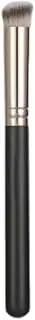 Concealer Brush ，Under Eye Mini Angled Flat Top Nose Contour Brush for Small cosmetic base brush for concealer (Black, One size)