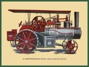 20 HP Rumely Steam Engine, Threshing Machine New Metal Sign: 9x12" Ships Free