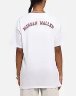 [Morgan Wallen] Morgan Wallen Morgan Star T-shirt White - Size S S White