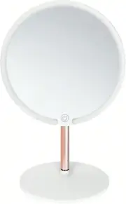Make up Mirror with LED Light, Rechargeable LED Tabletop Vanity Mirror, Porta...