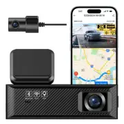 Dash Cam Mini 2, 2K+1080P FHD, Built-in Wi-Fi GPS Smart Dash Camera for Cars,...