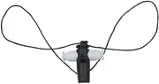 Alasum Simple Plastic Whistle Toy for Boys and Girls Samba Dance Accompaniment Whistle Safe Material Black White
