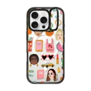 iPhone 16 Pro Impact Ring Stand Case MagSafe Compatible MIXED PATTERN