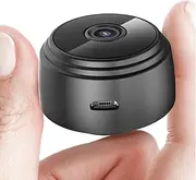 2025 Upgraded Small Camera Wireless Indoor - WiFi Small Cameras Wireless - 1080P HD Home Security Camera Vision (Black)