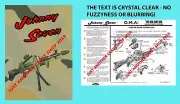 Johnny Seven One Man Army Instruction Sheet Leaflet and Poster Advert Sign 1964