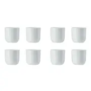 8pc Mikasa Chalk Kitchen Tableware Porcelain Egg Cups Holder Set 5cm