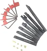 21PCS 12mm Shank Lathe Boring Bar Turning Tool Holder Set + 7pcs Carbide Inserts + WrenchTP-056 Boring Tool