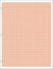 Geyer Instructional Products - Metric Graph Paper, Full Sheet Grid with mm and cm Lines, Double Sided, 500 Sheet Ream, Three Hole Punched