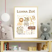 [Namly Design] Poster - Birth Poster / Personalised