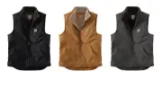 Carhartt Men's Sherpa Lined Mock Neck Vest NWT 2022