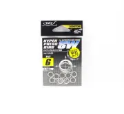 ODZ OS-06 Split Ring Hyper Press Ring Silver Size 6 10/pack (3063)