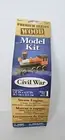 Civil War Steam Engine Wood Model Kit by Darice Premium Series 2012. New in Pkg.