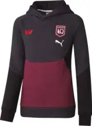 QLD Maroons 2025 State of Origin Ladies Team Hoody Sizes S-3XL BNWT