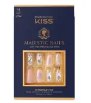 Kiss Majestic Nails-In a Crown-High-End Prestigious Mani Medium Length NIB