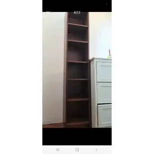 二手 ikea  billy loft 書櫃 書架 收納櫃 置物櫃 展示櫃 深棕