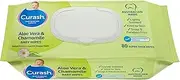 Curash Aloe Vera & Chamomile Baby Wipes - Ideal for Newborns - Ligthly Scented - Kind to Skin - Soap, Alcohol, Paraben & Irritant Free - Wet Wipes - Baby Essentials - 80 Pack