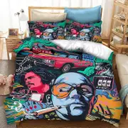 a390 Bed Sheets Fear and Loathing in Las Vegas Bedding SetDuvet Cover Comforter Bed Set Quilt Cover Pillowcase Boys Girls3-Piece Bedding Set (1 Duvet